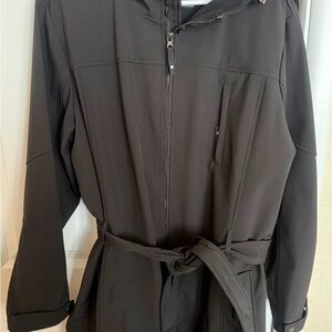Womens Hooded zip front Jacket Size 1x